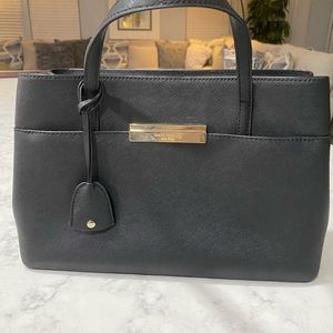 Kate Spade Maiden Way Saffiano Leather Zuri Satchel Black Medium